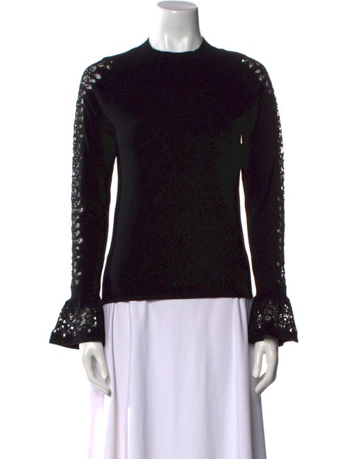 Anne Fontaine Crew Neck Long Sleeve Top