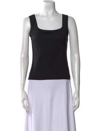 Anne Fontaine Square Neckline Sleeveless Top