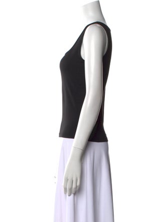 Anne Fontaine Square Neckline Sleeveless Top
