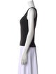 Anne Fontaine Square Neckline Sleeveless Top