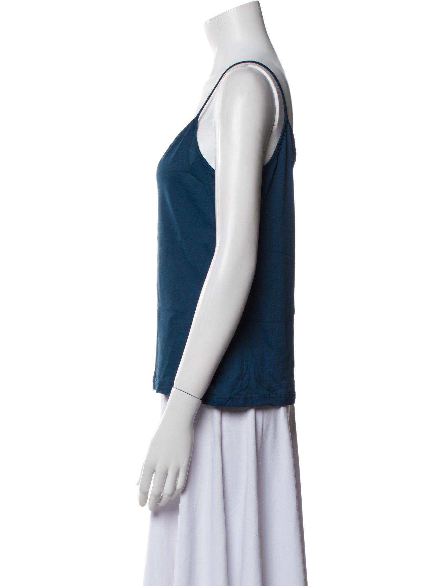 Anne Fontaine Square Neckline Sleeveless Top