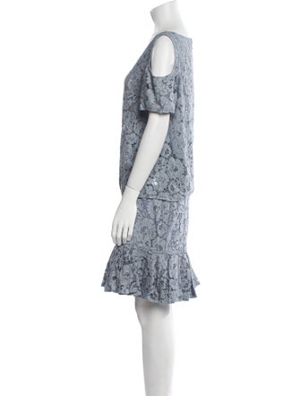 Anne Fontaine Lace Pattern Skirt Set