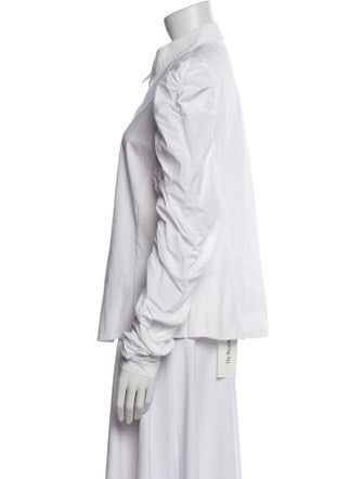 Anne Fontaine Long Sleeve Button-Up Top