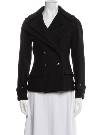 Anne Fontaine Wool Biker Jacket