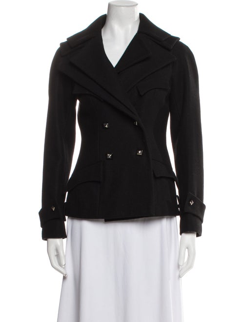 Anne Fontaine Wool Biker Jacket