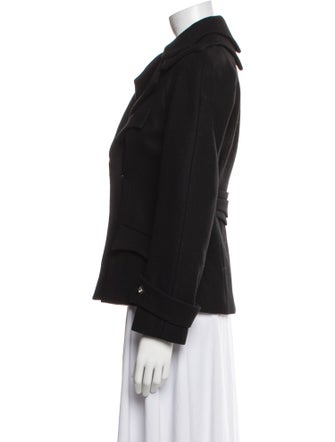 Anne Fontaine Wool Biker Jacket