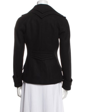 Anne Fontaine Wool Biker Jacket