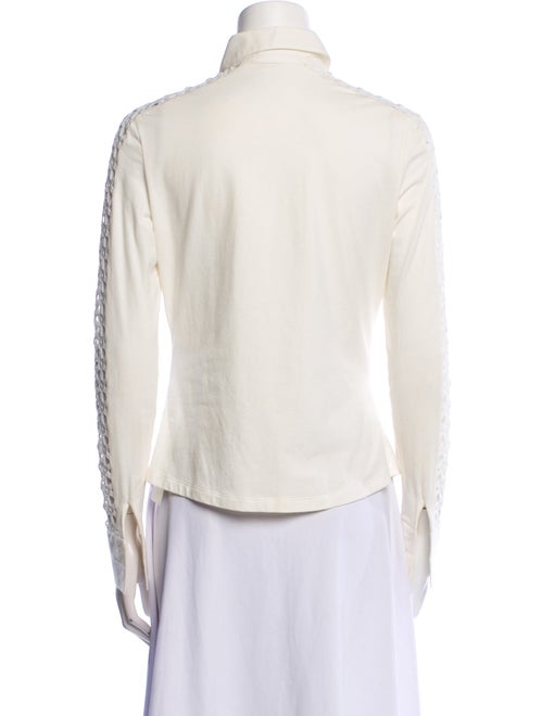 Anne Fontaine Long Sleeve Button-Up Top
