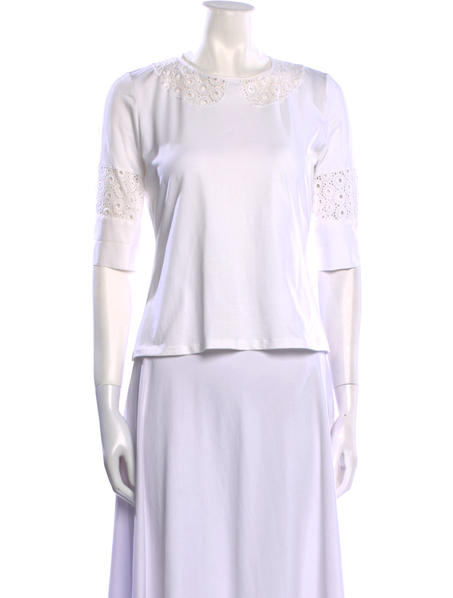 Anne Fontaine Crew Neck Short Sleeve T-Shirt