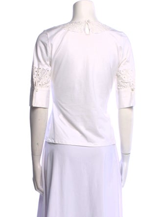 Anne Fontaine Crew Neck Short Sleeve T-Shirt