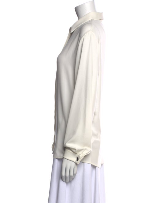 Anne Fontaine Long Sleeve Button-Up Top