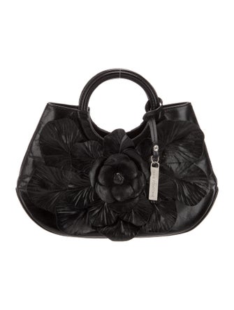 Anne Fontaine Leather Top Handle Bag