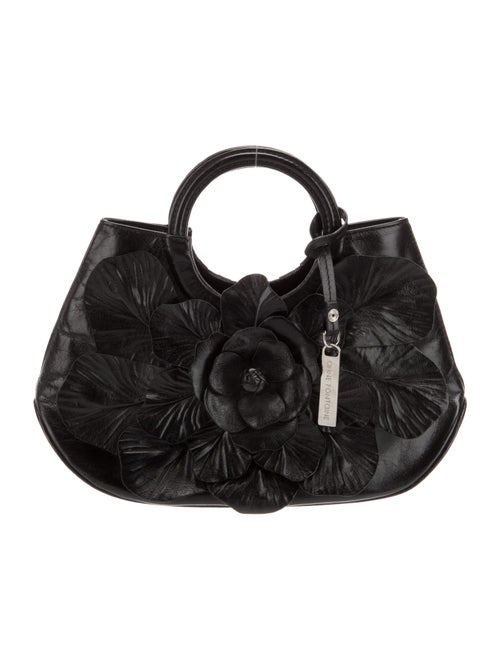 Anne Fontaine Leather Top Handle Bag