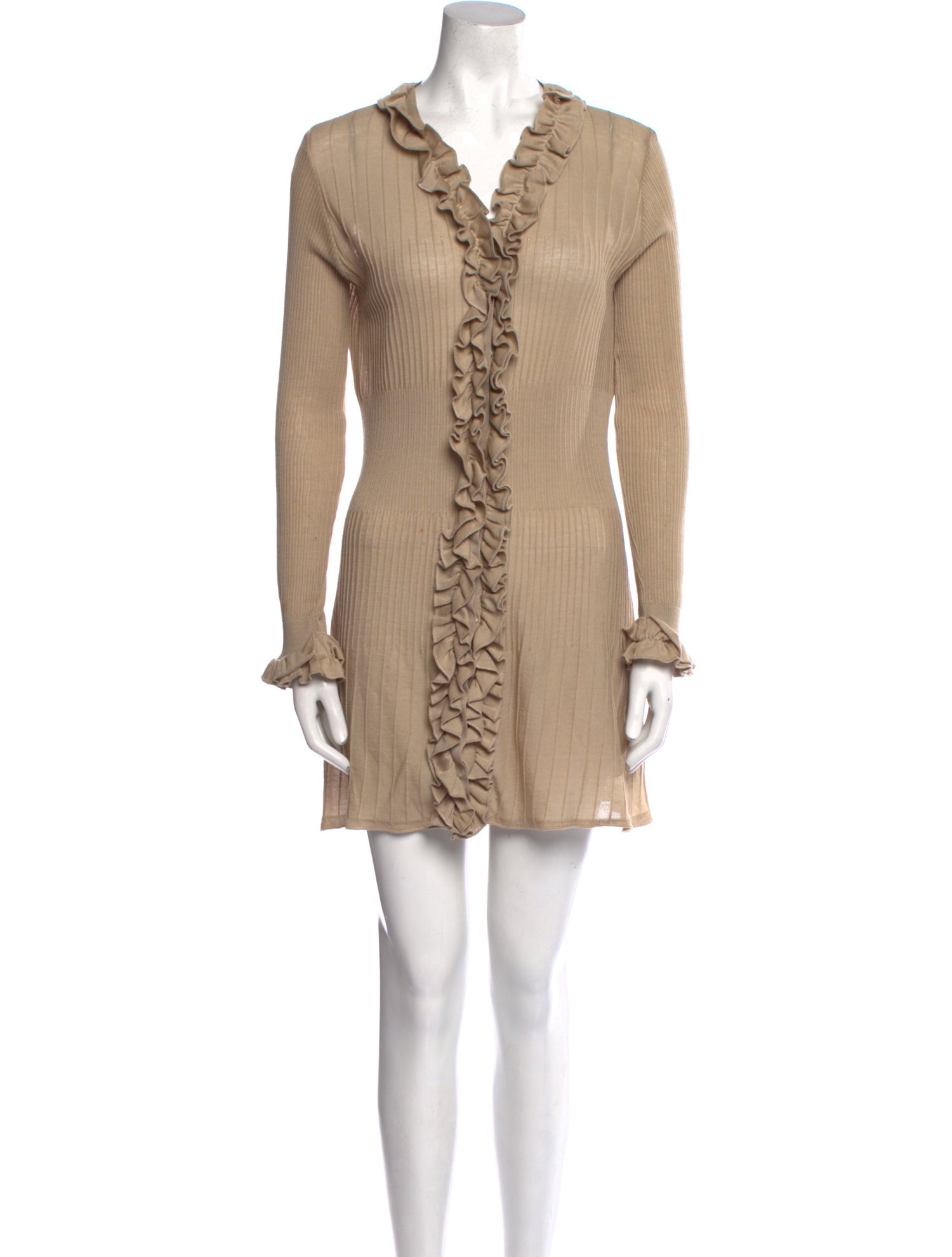 Anne Fontaine V-Neck Long Sleeve Tunic
