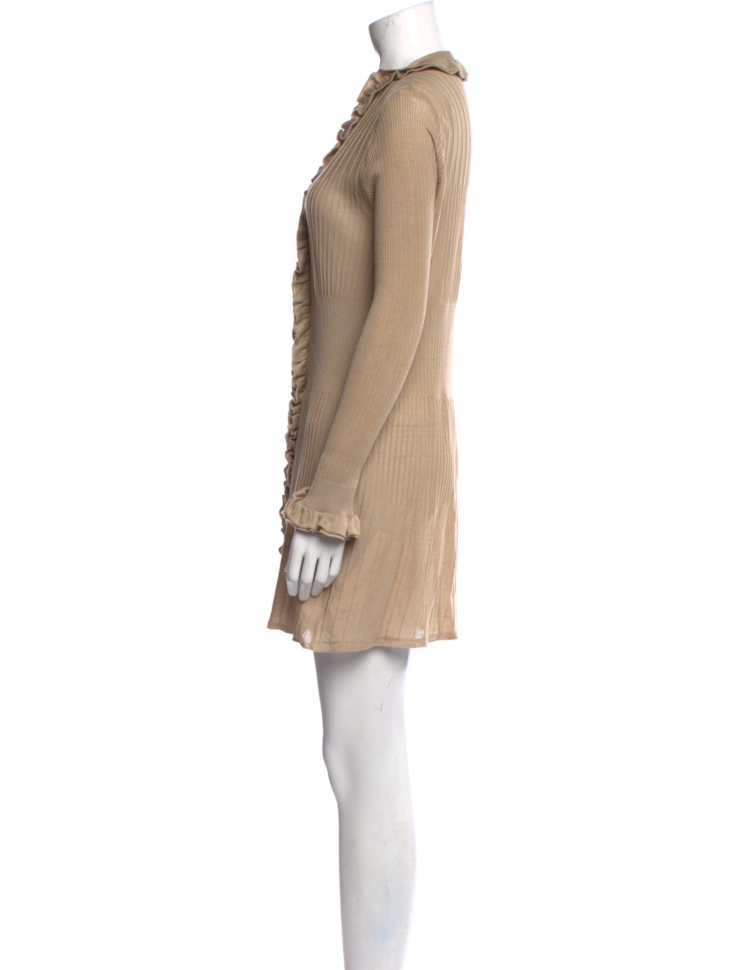 Anne Fontaine V-Neck Long Sleeve Tunic