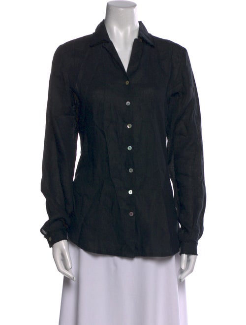 Anne Fontaine Long Sleeve Button-Up Top