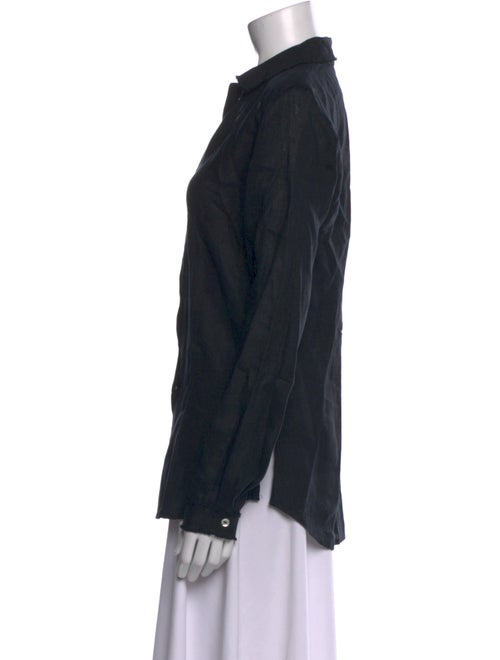 Anne Fontaine Long Sleeve Button-Up Top