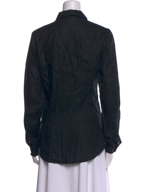 Anne Fontaine Long Sleeve Button-Up Top