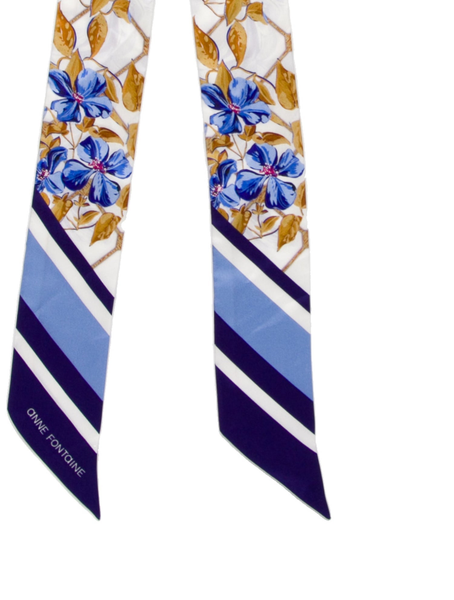 Anne Fontaine Silk Printed Scarf