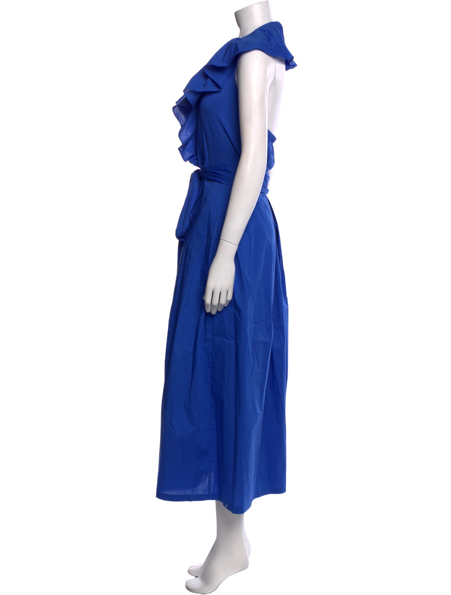 Anne Fontaine V-Neck Long Dress