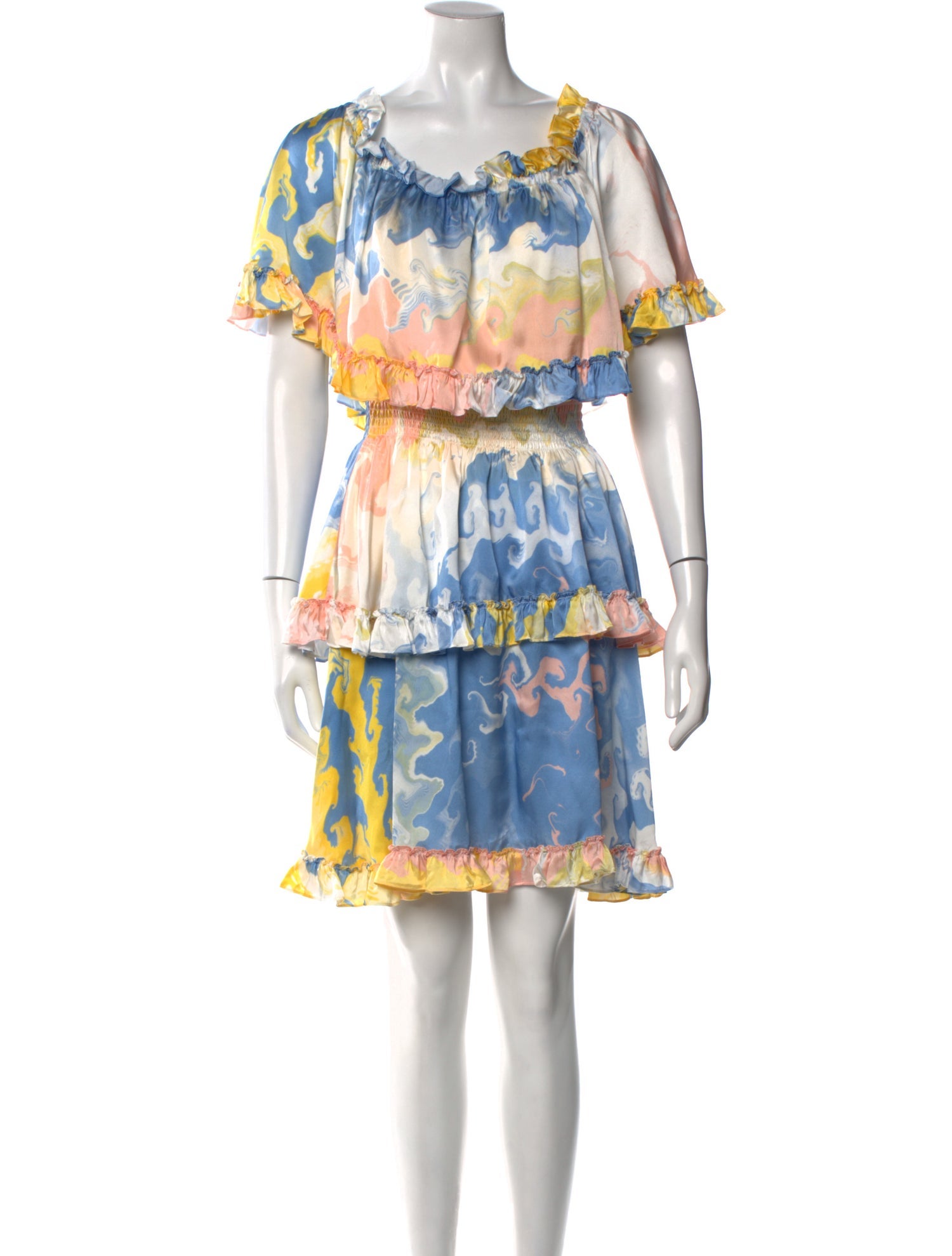 Anne Fontaine Silk Knee-Length Dress