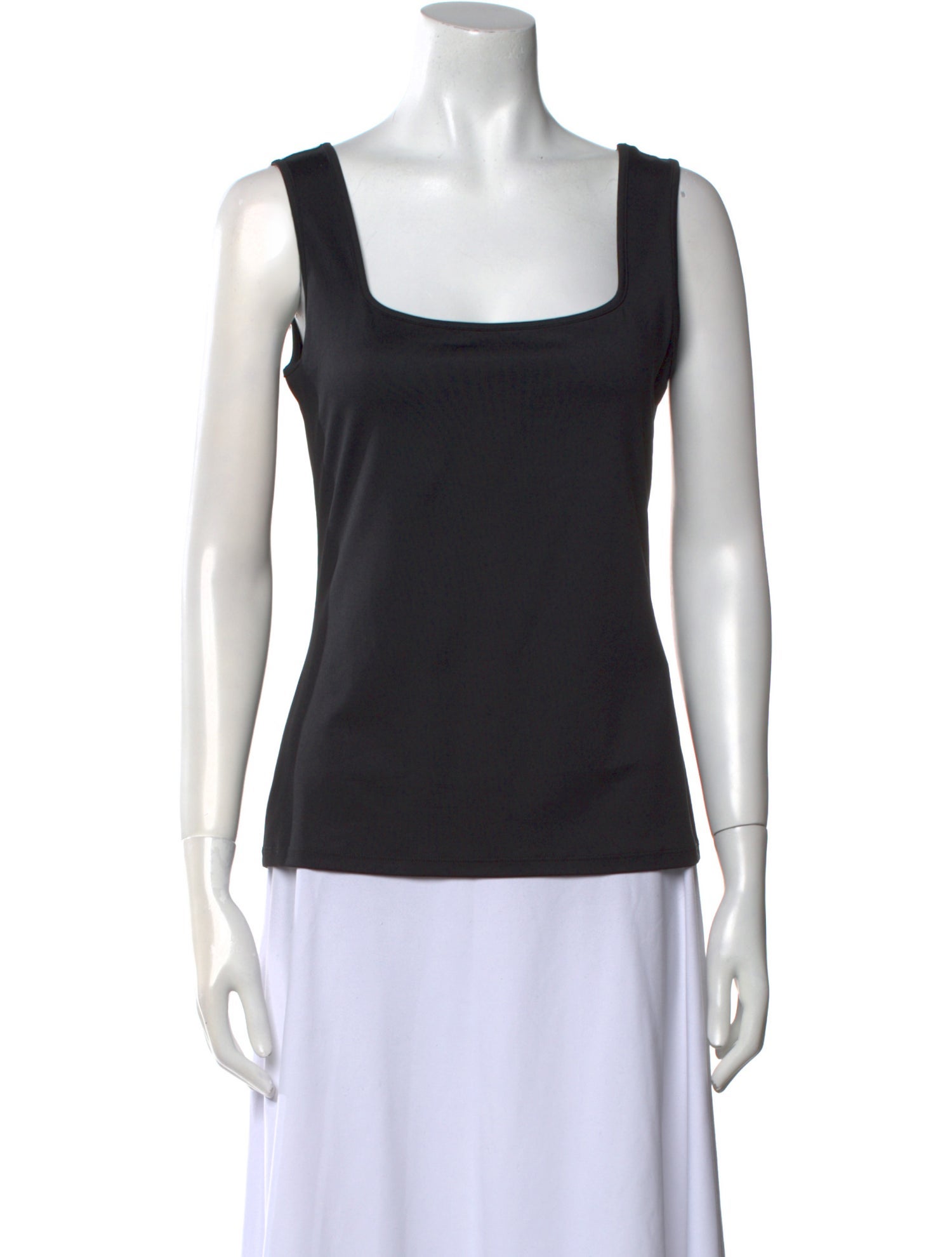 Anne Fontaine Square Neckline Sleeveless Top
