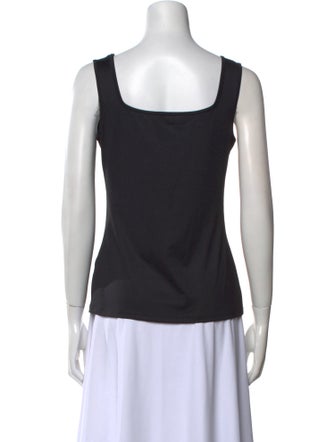 Anne Fontaine Square Neckline Sleeveless Top