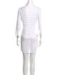 Anne Fontaine Lace Pattern Mini Dress