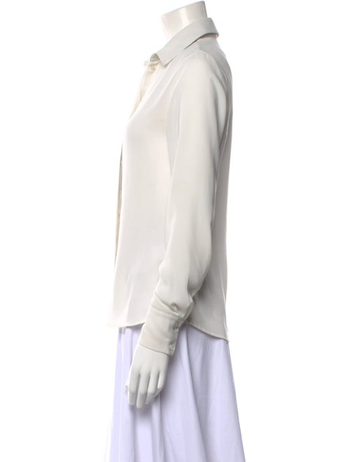 Anne Fontaine Long Sleeve Button-Up Top