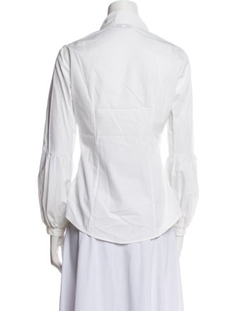 Anne Fontaine Long Sleeve Button-Up Top