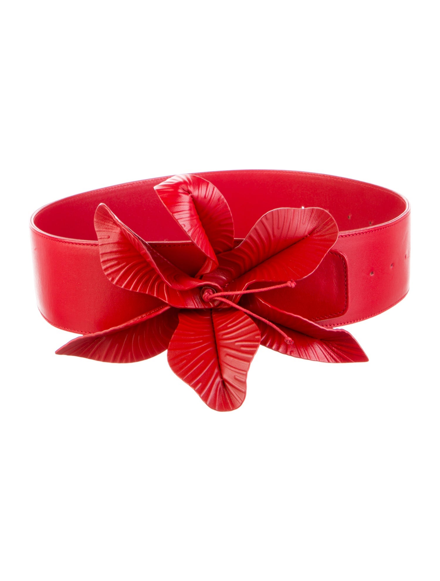 Anne Fontaine Wide Leather Waist Belt