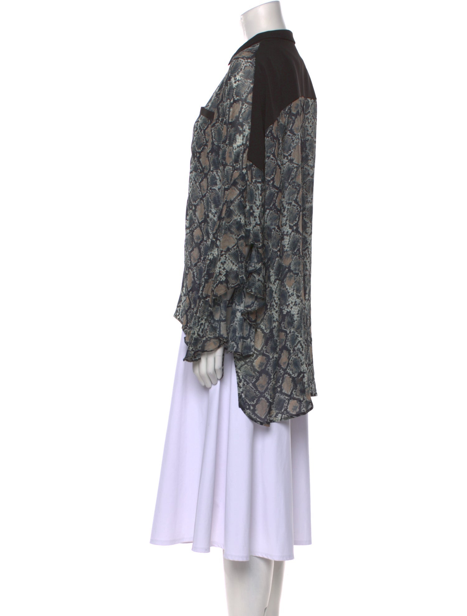 Anne Fontaine Printed Crew Neck Sweater