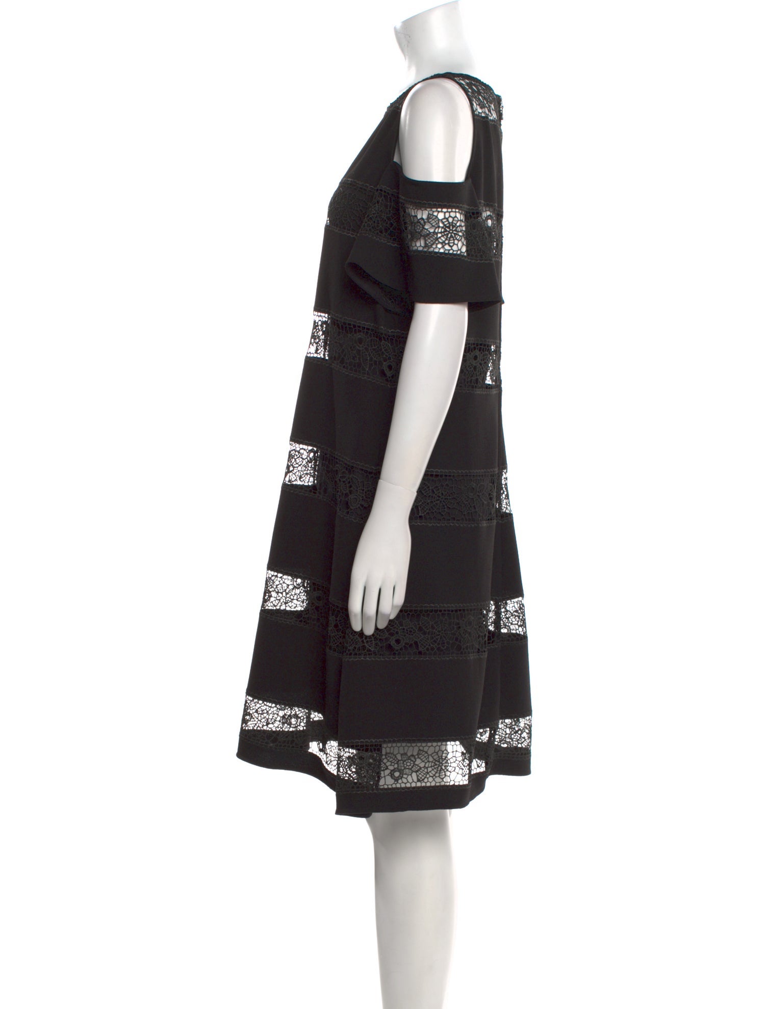 Anne Fontaine Crew Neck Knee-Length Dress