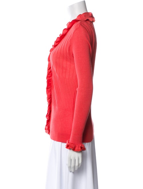 Anne Fontaine V-Neck Long Sleeve Blouse