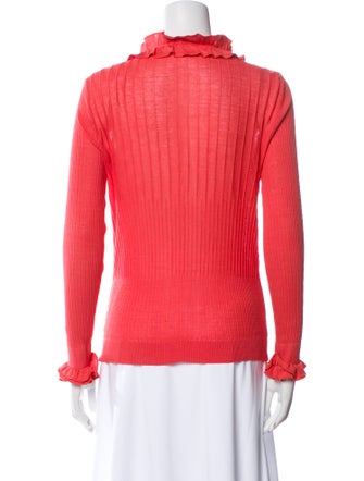 Anne Fontaine V-Neck Long Sleeve Blouse