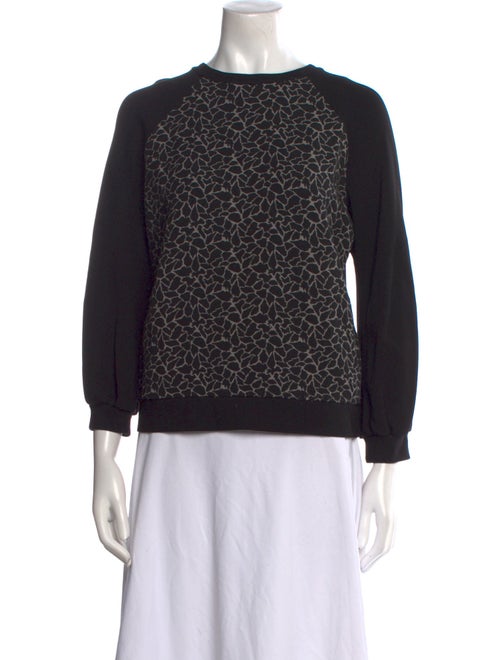 Anne Fontaine Printed Crew Neck Sweatshirt