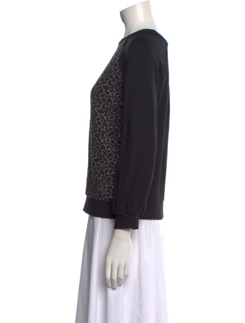 Anne Fontaine Printed Crew Neck Sweatshirt