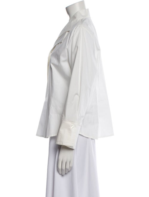Anne Fontaine Long Sleeve Button-Up Top