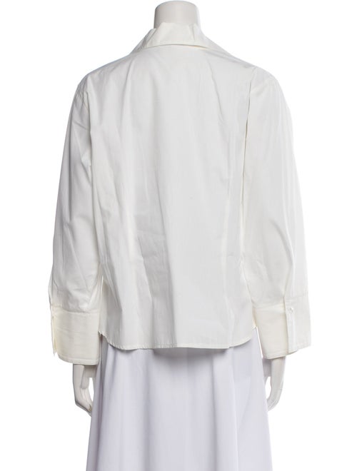 Anne Fontaine Long Sleeve Button-Up Top
