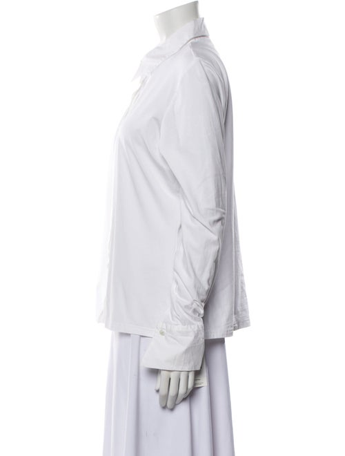 Anne Fontaine Long Sleeve Button-Up Top