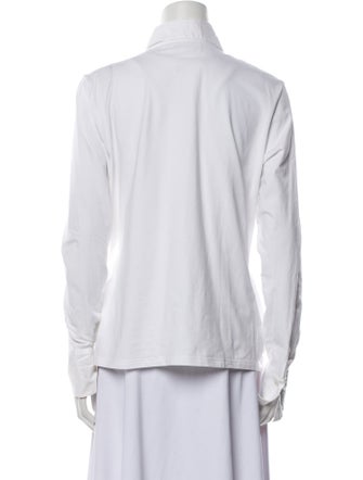 Anne Fontaine Long Sleeve Button-Up Top