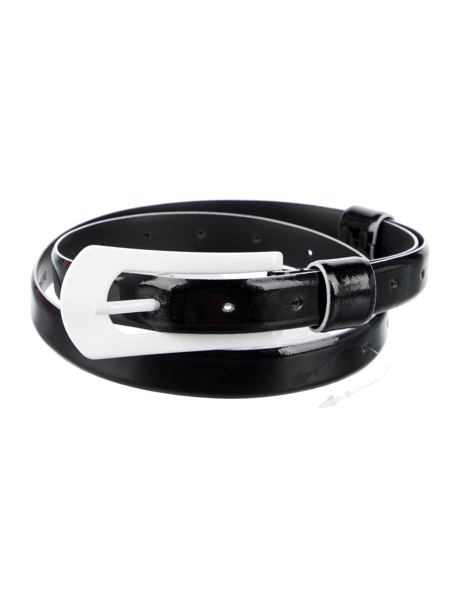 Anne Fontaine Skinny Leather Belt
