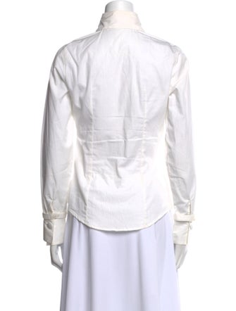 Anne Fontaine Long Sleeve Button-Up Top