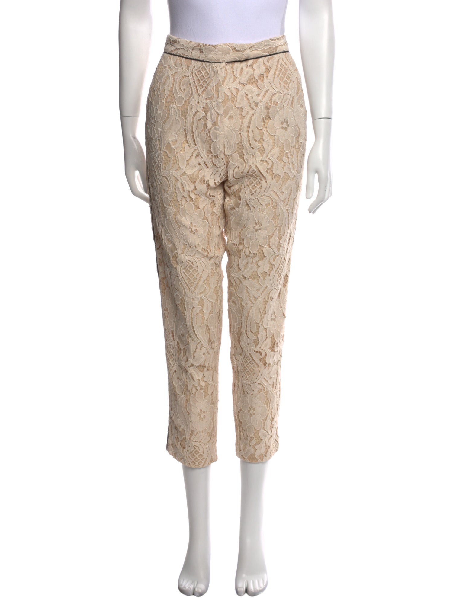 Anne Fontaine Lace Straight Leg Pants