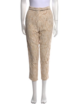 Anne Fontaine Lace Straight Leg Pants