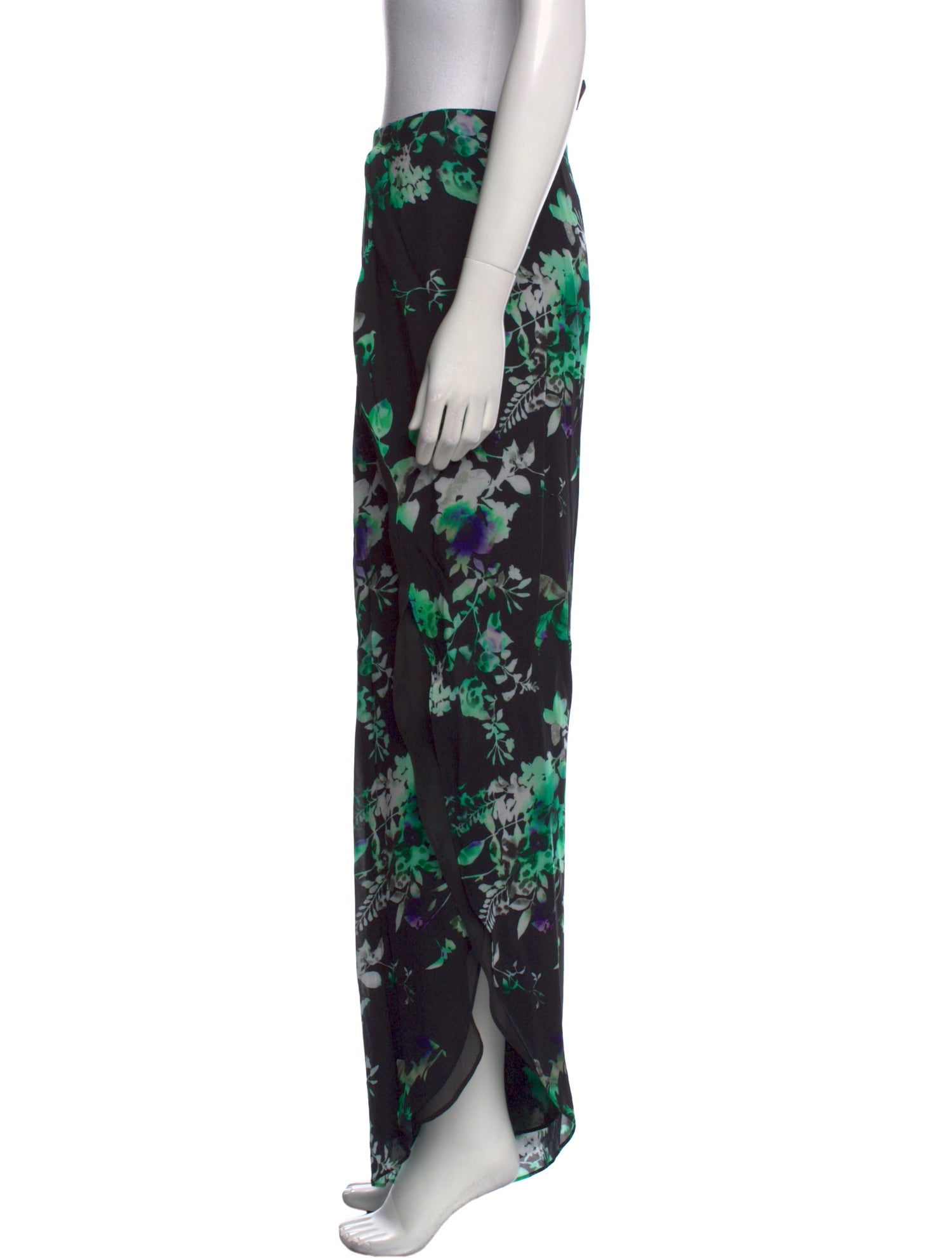 Anne Fontaine Floral Print Wide Leg Pants