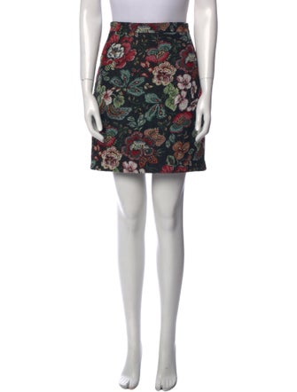 Anne Fontaine Floral Print Mini Skirt