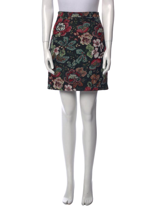 Anne Fontaine Floral Print Mini Skirt
