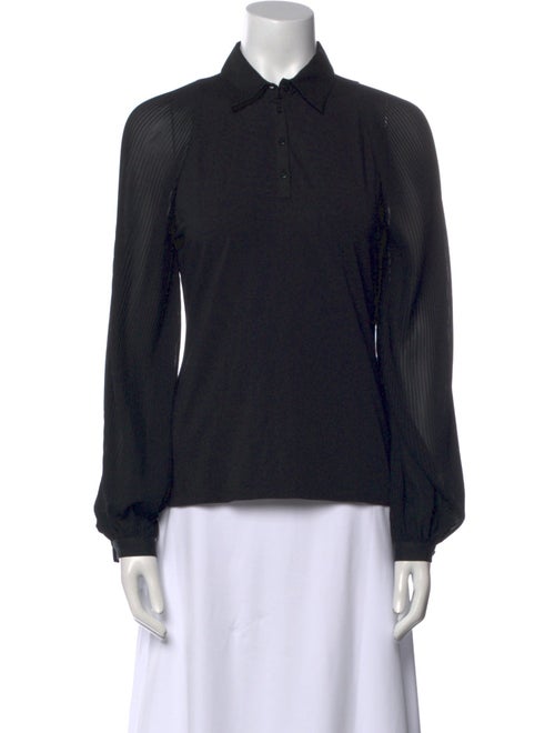 Anne Fontaine Long Sleeve Button-Up Top