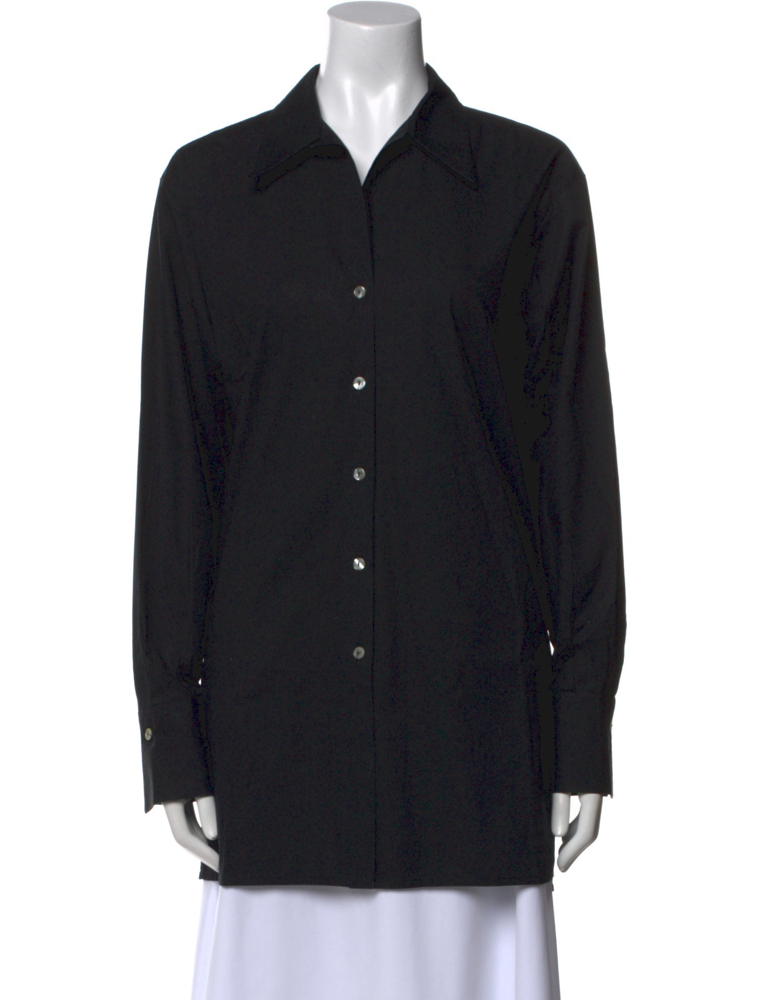 Anne Fontaine Long Sleeve Button-Up Top